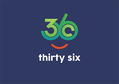 thirty six logo 36 logo brand identity branding design icon logo logomark logotype number logo typography vector