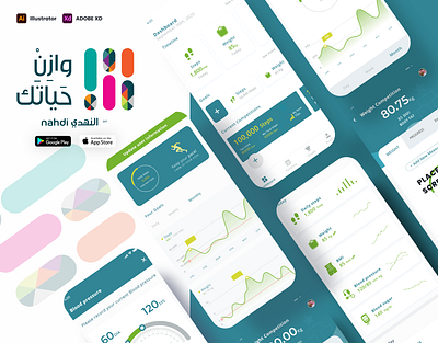 MOH || Mopile app app healthcare moh saudi ui ux xd design xd ui kit