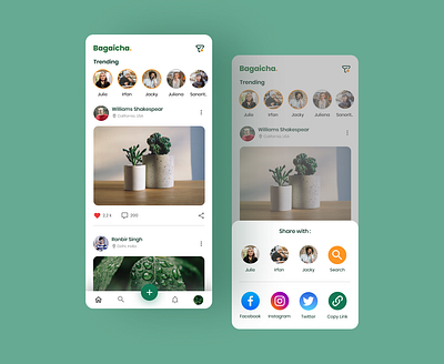 Social share ui socialshare socialshareui uidesign uiuxdesign