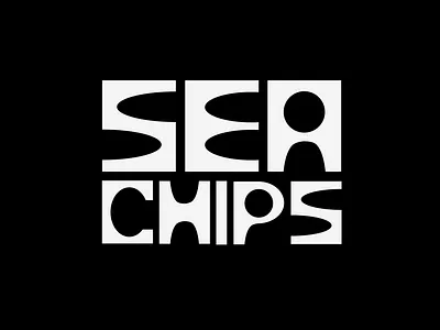 Sea Chips advertising campaign branding design fooddesign logo logodesign seaweed typography vector