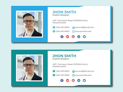 Email Signature Design design email email design email signature email signature design email signature template email signatures graphicdesign logo design concept logo designer minimalist photoshop simple email signature tamplate