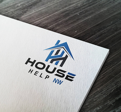 letter-hh-real-estate-logo-design business logo creative logo flat logo graphic designer graphicdesign hh logo house house help nw illustrator letter hh logo lettering logo logo design logo design branding logo design concept logo designer minimalist logo modern logo mzmonir outstanding logo real estate logo