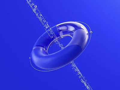 3D Particle Flow I 3d abstract c4d design flow octane particle render