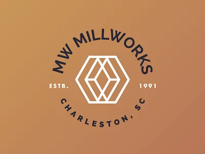 MW logo concept branding carpentry geometric logo m mark mill millwork monogram vector w wood woodworking