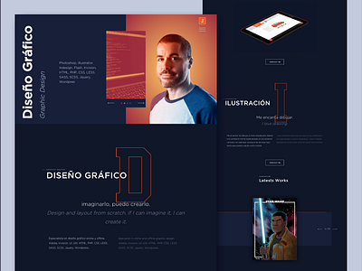 juanpinedaportfolio composition css design html5 illustration javascript landing page website