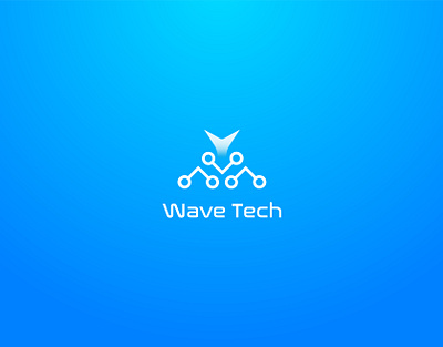Wave Tech Logo Design best logo brand branding digital logo logo design logo designer tech logo technology wave wave icon wave tech logo wave tech logo design