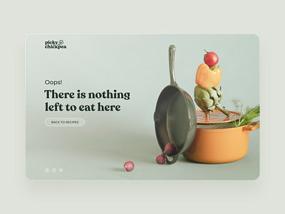 404 Page 404 page branding clean concept dailyui green landing page minimal redesign concept typography ui design vegan web design website design