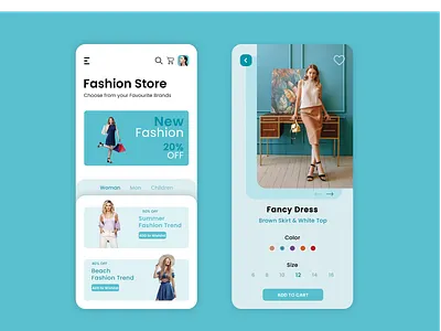 Fashion App ecommerce app fashion app developers ui uiux