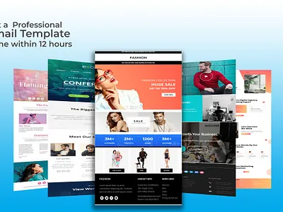 I will design responsive email template
