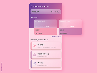Daily UI 002 daily ui 002 dailyui dailyui002 mobile app ui