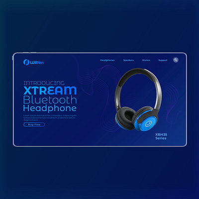 Landing page Concept Headphone app branding logo print design flat icon illustration ui ux web website