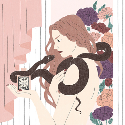 Gucci Bloom advertising brand cosmetics digital art gucci illustration illustrator influencing luxury