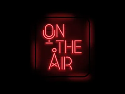 Neon Sign light logo logo designs neon neon sign on air show logo sign