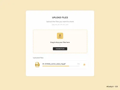 File Upload - #DailyUI #031 - Design Challenge 031 daily 100 challenge daily ui daily ui 031 daily ui challenge dailyui dailyui031 dailyuichallenge file sharing file upload ui ui daily ui daily 031 ui daily challenge ui design uidaily uidaily031 uidailychallenge uidesign uiux