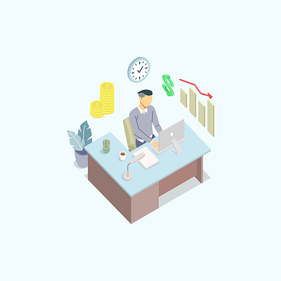 isometric business management character adobe illustrator business character business management bussines character character illustrator flat illustration illustraion illustration