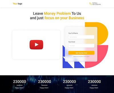 Financial Web UI Design bitapp bitapps bitcode bitform financial financial app financial ui financial website form design glass glass form glassmorphism glassmorphism contact us glassmorphism form homepage landingpage