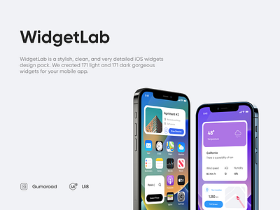 WidgetLab V 2.0 is coming soon ✦ app apple design echo echo design graphic design ios iphone kit ui widget