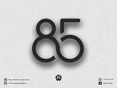 number 85 logo inspiration 5 8 85 abstract awesome brand identity brandidentity branding brandmark design designispiration font graphicdesigner icon identity illustration initials logo logoinspiration monogram