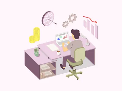 analytic business isometric flat character illustration adobe illustrator analitic business business character business management bussines character character illustrator flat characters isometric flat illustration illustraion isometrik illustration