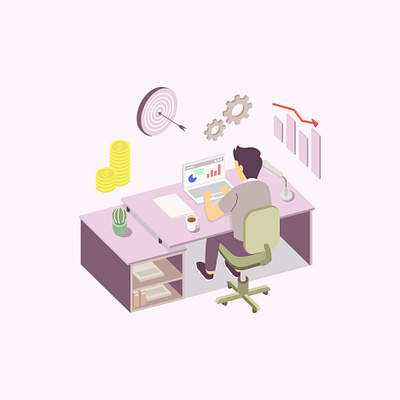 analytic business isometric flat character illustration adobe illustrator analitic business business character business management bussines character character illustrator flat characters isometric flat illustration illustraion isometrik illustration