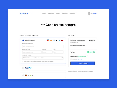 Checkout Scriptcase checkout checkout page web webdesign
