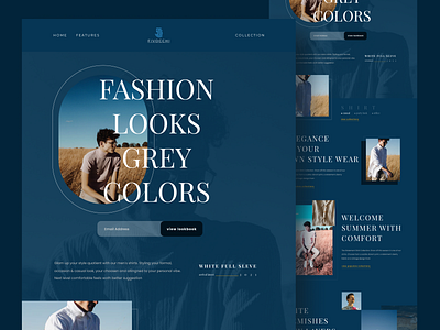 FIVOCCI - Fashion Website clean cloth cloth store clothing brand design fashion fashion design homepage landingpage simple ui user interface web webdesign website