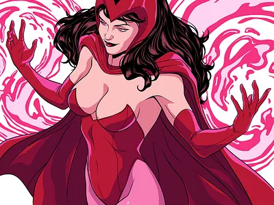 Scarlet Witch art direction character design comics illustration marvel panama scarlet witch wandavision