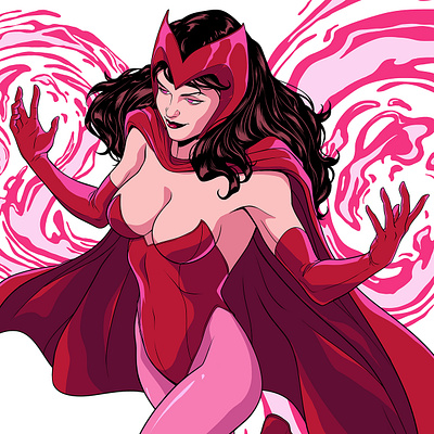 Scarlet Witch art direction character design comics illustration marvel panama scarlet witch wandavision