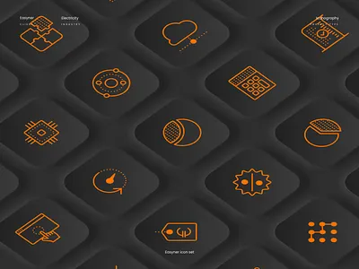 Easyner icon set design electricity icon icon set iconography