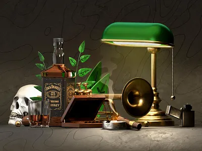 Jazzy Mood 3d aftereffects c4d cinema4d illustration motion