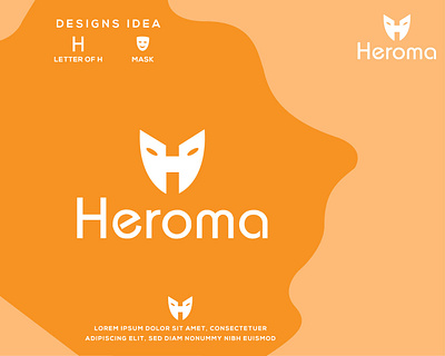 h-mask -ogo design business logo flat logo graphic designer h logo h mask logo heroma illustrator letter h logo lettering logo logo design logo design branding logo design concept logo designer mask logo minimalist logo modern logo modern logo design mzmonir outstanding logo vector