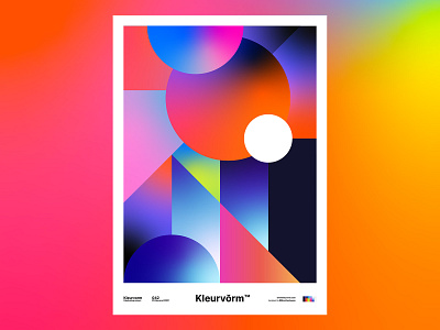 Kleurvorm 042 abstract branding color design digital art gradient illustration illustrator photoshop poster poster design print vector visual art