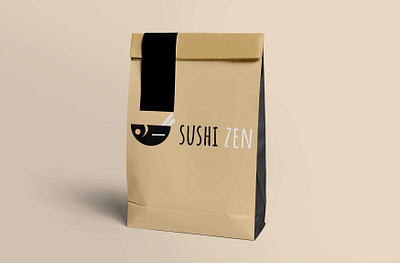 sushi zen branding design logo packaging