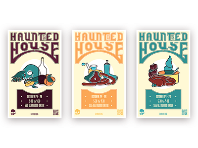 Haunted House 2019 Posters font typography