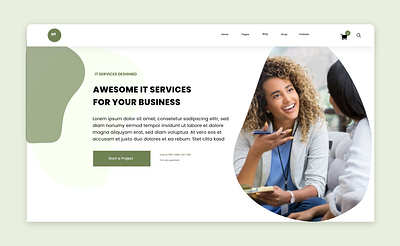 Software and IT Solution Agency agency landing page landing page software design technology uiux website design