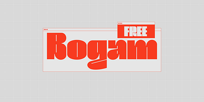 Bogam - Free Font branding display font font free freebie illustration lettering logo modern simple typeface