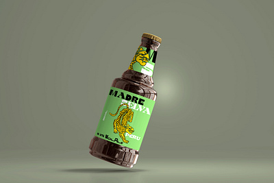 Madre Selva Personal Project beer beer branding beerart illustrations jaguar