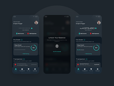 Financial Wallet Apps app bank credit card dark finance finance app finances financial financial app mobile mobile app mobile app design mobile ui ui uiux uiuxdesign