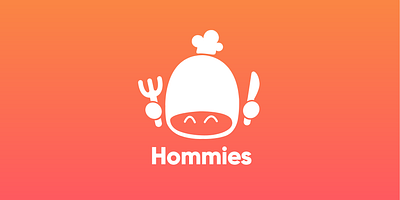 Logo for Hommies app design graphic design illustration illustrator logo ui ux vector web