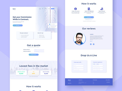 dribbble rsound landingpage rezafaizarahman 1 arhitecture blue branding bulding city design desktop landing building landing page site building ui uiux ux