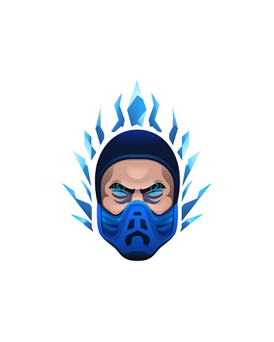 Mortal Kombat - Sub Zero art character characterdesign design fanart game gradient hero illustration illustrator mortalkombat subzero vector vector illustration