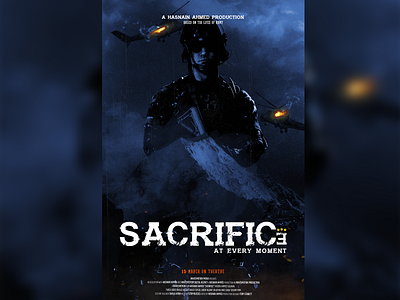 Movie Poster | Sacrifice branding design flat furniture design graphic design illustration logo minimal movie movie poster movie poster design movie teaser social banner sport sports banner teaser typography ui ux vector