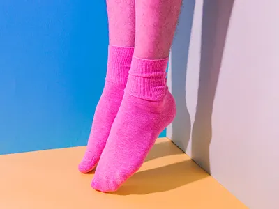 Alien Dancing art bright colors concept contemporary crazy creative dance design hair hipster legs modern photography pink pop pop art pride skin still life vibrant