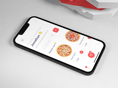 Food delivery service — Concept animation | Lazarev. 3d animation app application cart checkout delivery flow food interface items mobile mobile app design motion graphics order pizza service ui ux
