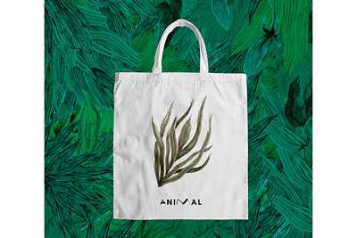 Canvas tote bag Restaurant Animal art work branding branding illustration design graphic design hand drawn handmade illustartor illustration restaurant restaurant branding