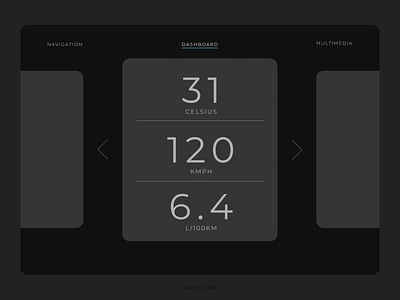 Daily UI 034 - Car interface