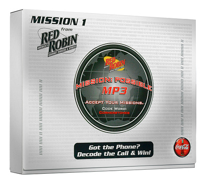 Red Robin Sales Kit Mission 1 by Sneller advertising branding custom packaging made in usa marketing packaging presentation packaging promotion promotional packaging sneller creative promotions