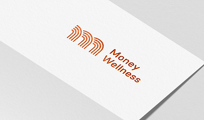 Money Wellness branding design logo minimal money wealth