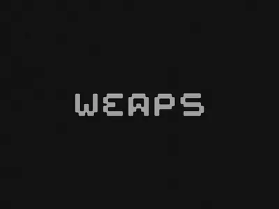 WEAPS Logo brand brand design brand identity branding branding and identity branding design design logo logo design vector