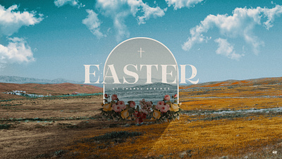 Easter at Chapel Springs church cross easter handmade illustration illustrator jesus photoshop